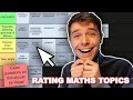 Ranking Maths Topics from BEST to WORST!
