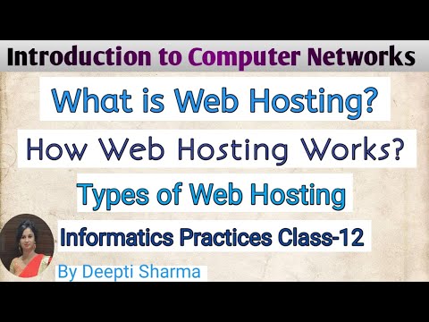What is Web Hosting ? | How Web Hosting Works ? | Types of Web Hosting | IP Class 12