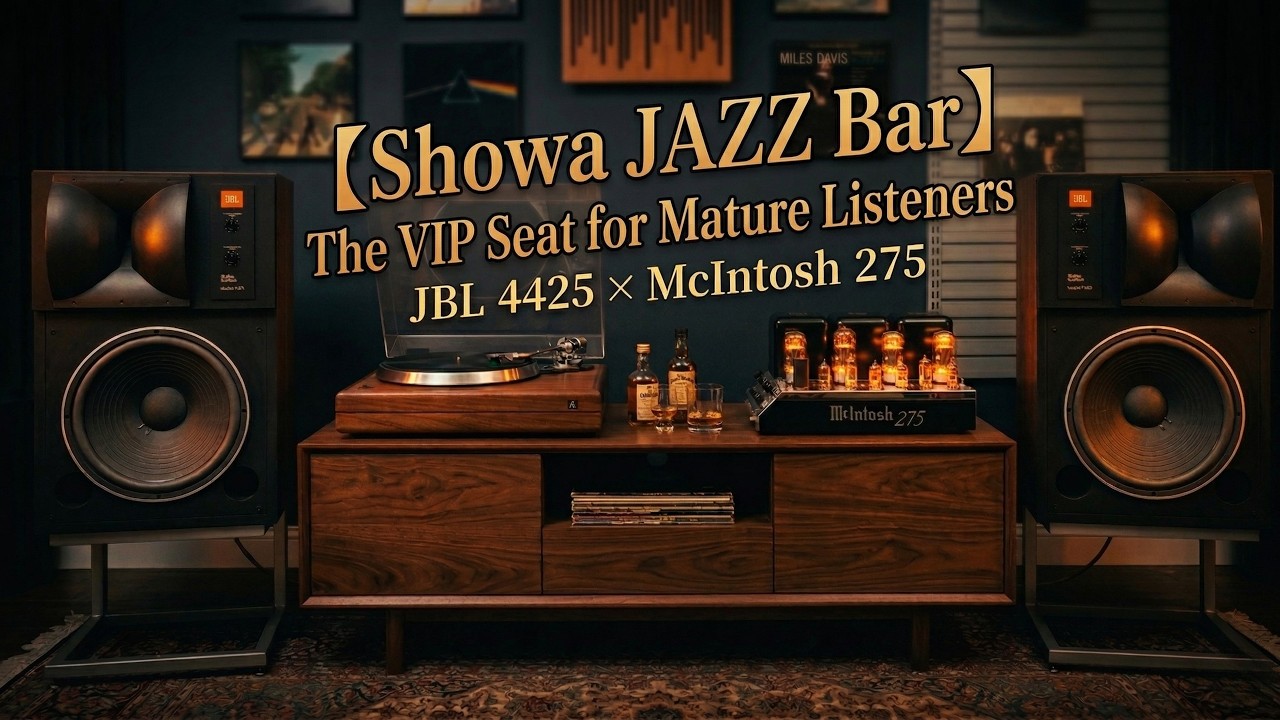 Showa Jazz Cafe] Late Night 1940s Swing Jazz BGM | JBL & McIntosh