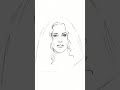 I draw Sarah Jessica Parker. #shorts #short #drawing #sarahjesssics #kerry #bradshaw