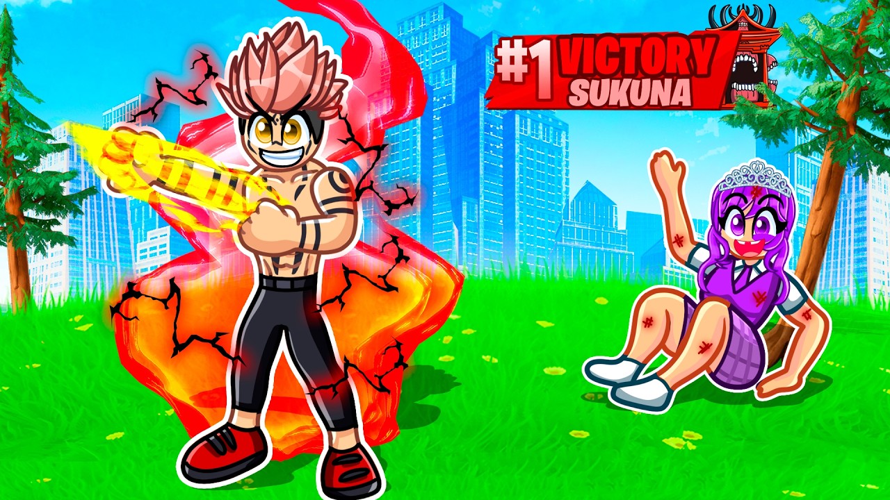 Playing as a  PROTECTIVE SUKUNA in Fortnite!