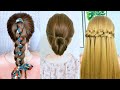 Braided Hairstyle for School Girls 👍 Transformation Hairstyle Tutorial #22