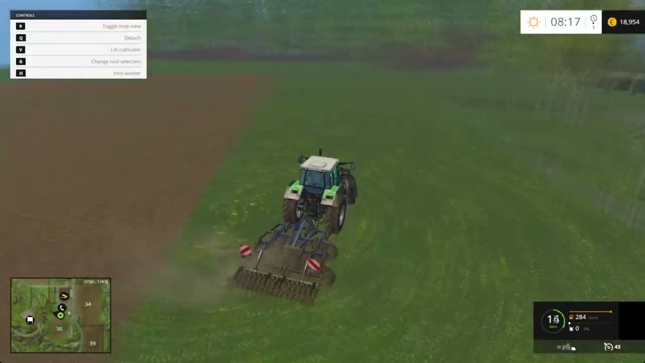 FARMING SIMULATOR 15 TIMELAPSE KULTYWATOROWANIE POLA