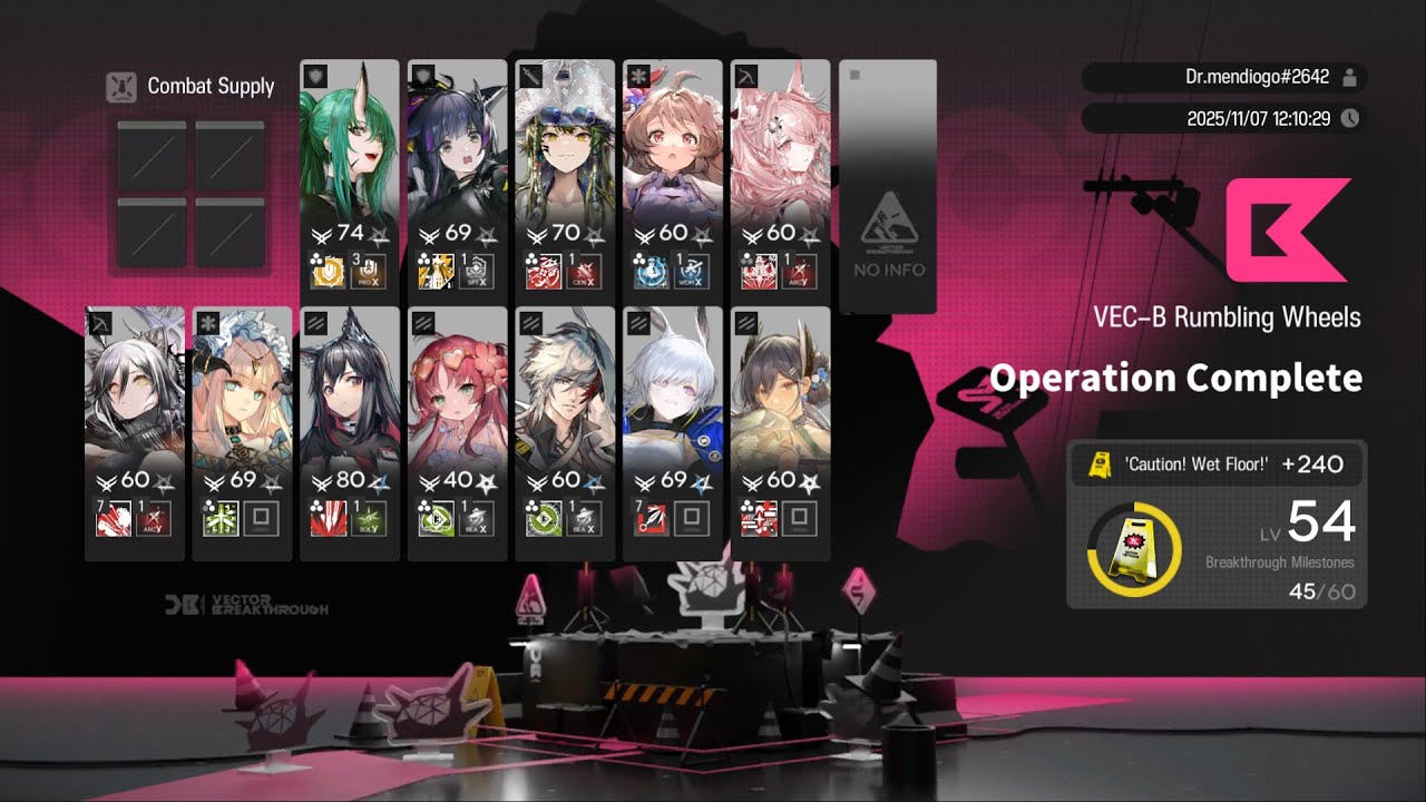 [Arknights] VEC-B No Buffs | Vector Breakthrough #1