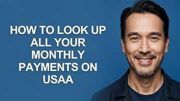 How to Look Up All Your Monthly Payments on Usaa - KevinHowTo