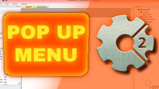 Como hacer efecto Pop Up en Construct 2 - Descargar GRATIS LITETWEEN (Popup Menu)