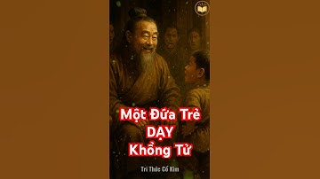 Khổng Tử Và Đứa Trẻ 👦 Bài Học Về Lắng Nghe | Tri Thức Cổ Kim #shorts #trithuccokim #wisdom