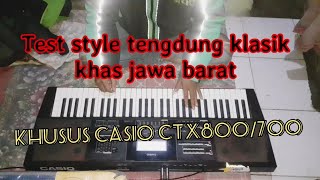 TENGDUNG KLASIK TARLING STYLE MANUAL CASIO CTX800 DAN CTX700