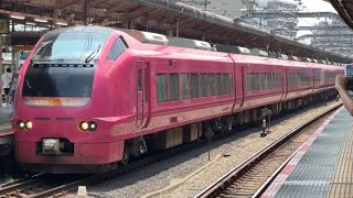 【ハナマス色が約8年ぶりに首都圏へ！】E653系1000番台ﾆｲU-107編成　長岡まつり大花火大会号が赤羽駅4番線を通過するシーン