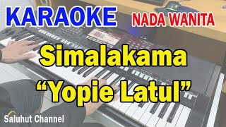 SIMALAKAMA ll KARAOKE NOSTALGIA ll RAMA AIPHAMA ll NADA WANITA F=DO