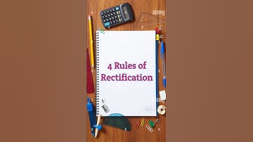 4Rules of Rectification #shorts #shortsbeta #shortsfeed