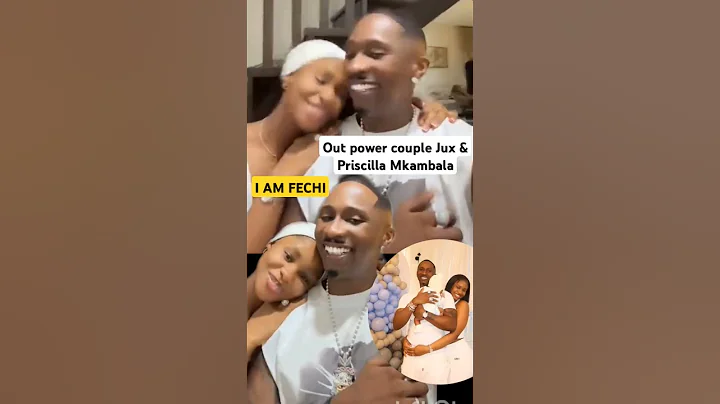 Our power couple. Juma Jux & wife Priscilla Mkambala 🥰 last night