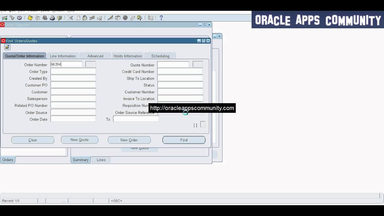 Book Sales Order Oracle Order Management YouTube