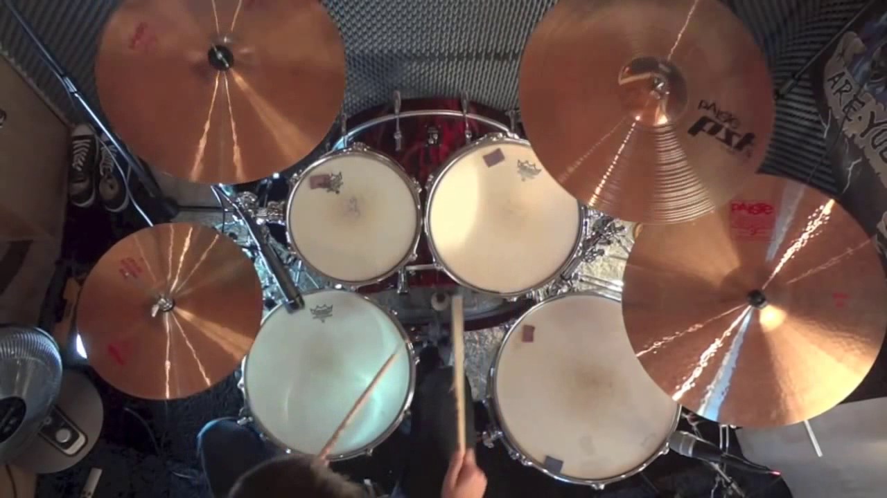 AC DC Back In Black Drum Cover - YouTube