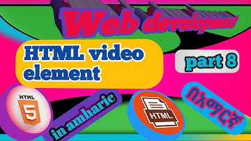 #html video tutorial html tutorial በአማርኛ#Tg tech tube