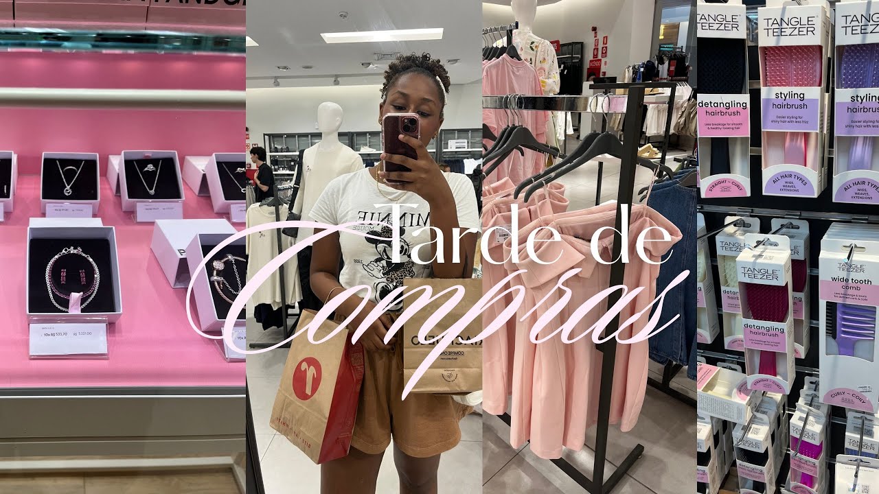 Uma tarde de FÉRIAS Comigo (experimentando maquiagens, conferindo novidades, compras…) 