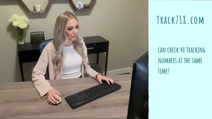 If you bought a package online and don't know where it is, you can use TRACK718 to check