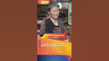 CỤ BÀ 79 TUỔI UNG THƯ TÌM MỤC ĐÍCH SỐNG BẰNG VẼ TRANH