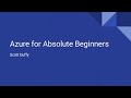 1 Hour Introduction to Azure - For Absolute Beginners