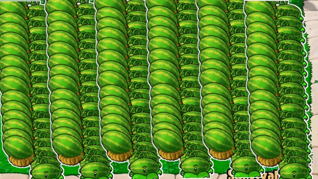 99999 Зимняя дыня против 1 Доктора Зомбосса - Растения против зомби