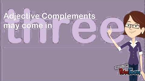 complement adjective