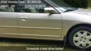 2002 Honda Civic EX 4dr Sedan for sale in Akron, OH 44306 at