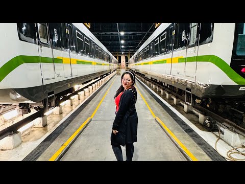 Recorrido nocturno en el centro administrativo del metro de Medellín ￼