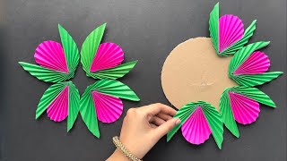 2 Beautiful and Easy Wall Hanging / DIY Paper craft For Home Decoration / Paper Flower Wallmate