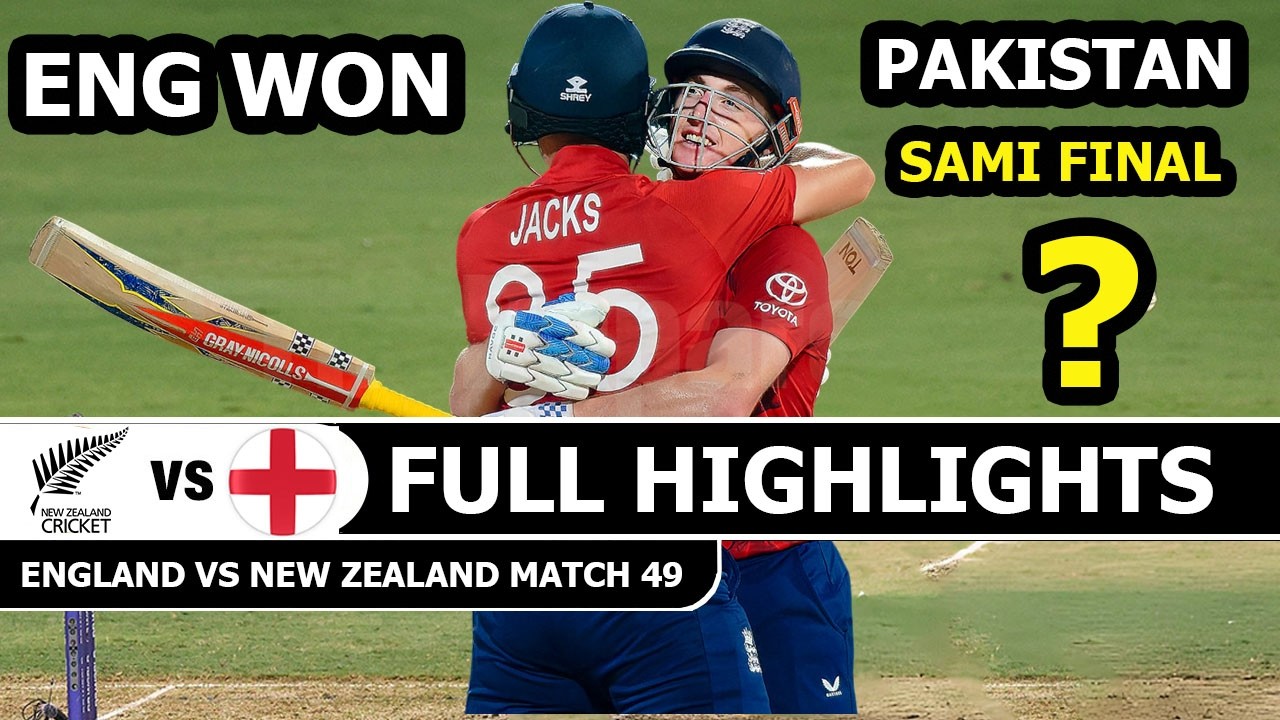 England Vs New Zealand ICC T20 CRICKET WORLD CUP 2026 Full Highlights Match 49 | Eng Vs Nz