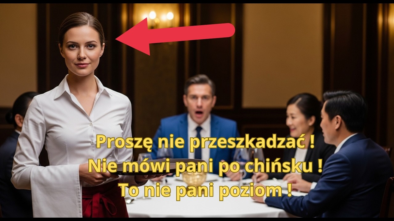 „Nie mówi pani po chińsku” — rzucił milioner. Chwilę później sala zamarła !