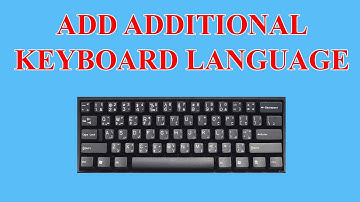 Add Keyboard Language Windows 7 | Change keyboard Language
