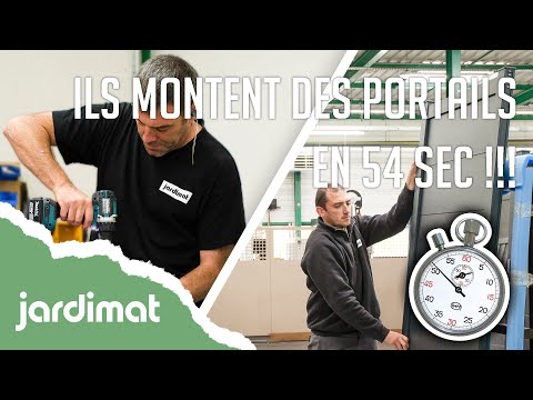 ILS MONTENT DES PORTAILS EN 54 SECONDES !!!