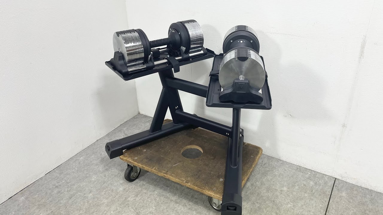 ○ Lysin ライシン 可変式ダンベル 32kg 2点セット スタンド付 1kg刻み