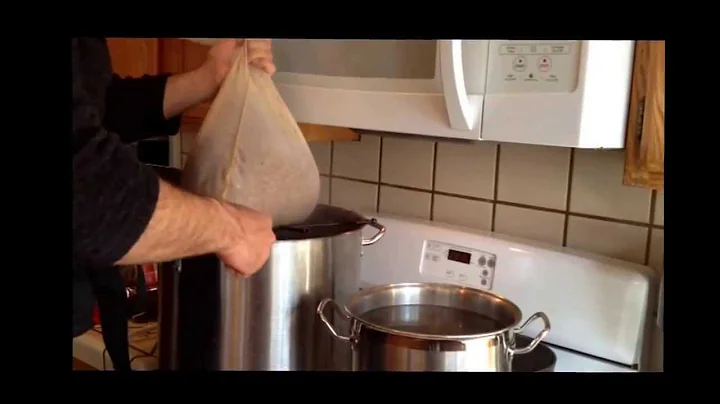 How to Sparge with an all grain batch of beer using the Brew in a bag method