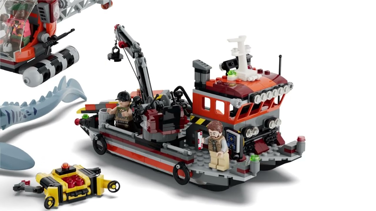 LEGO Jurassic World Mosasaurus Dinozor Tekne Saldırısı 77983