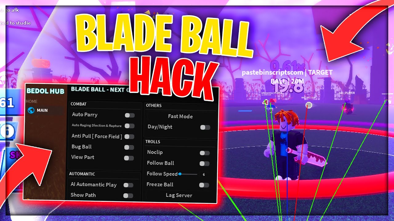 🎃UPD] Blade Ball Script / Hack  BEST Auto Block + GET ALL ABILITIES!