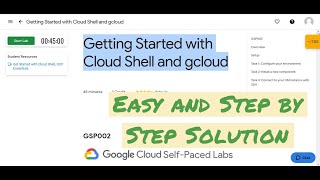 Getting Started With Cloud Shell And Gcloud  | Qwicklabs | Google Cloud Platform | GSP002 |