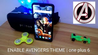 ENABLE AVENGERS THEME FOR ONE PLUS 6 screenshot 4