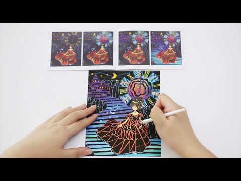SCRATCH CARD SET-CINDERELLA JA90121
