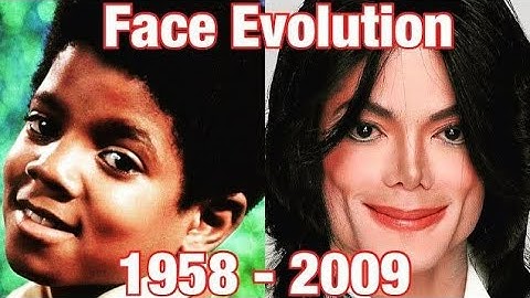 The Evolution Of Michael Jackson’s Face (1958 - 2009) 0 to 50 Years Old
