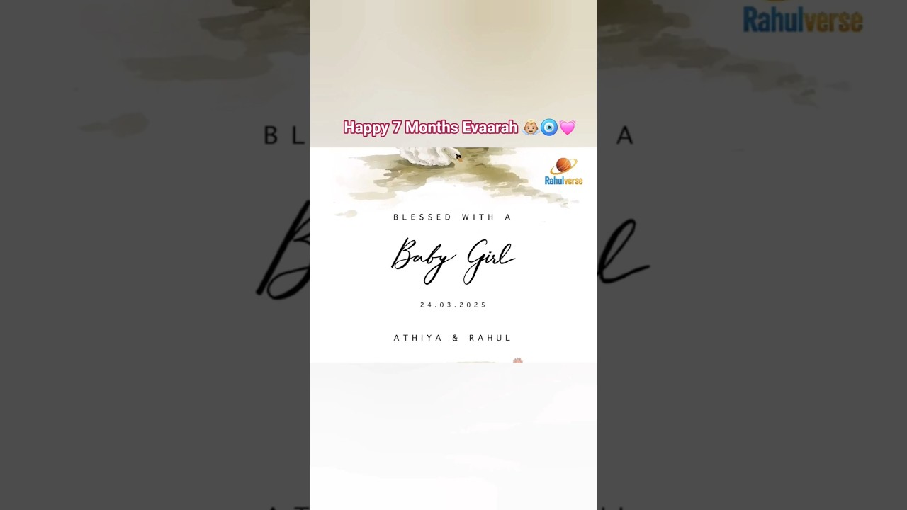 Happy 7 Months Baby Evaarah 👼🏼🧿💓 | 