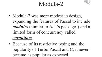 Principles of Programming Languages Lecture 2 Part 5