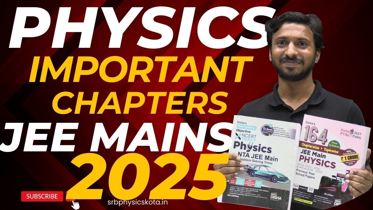 physics important chapters for jee mains 2025 | physics important ...