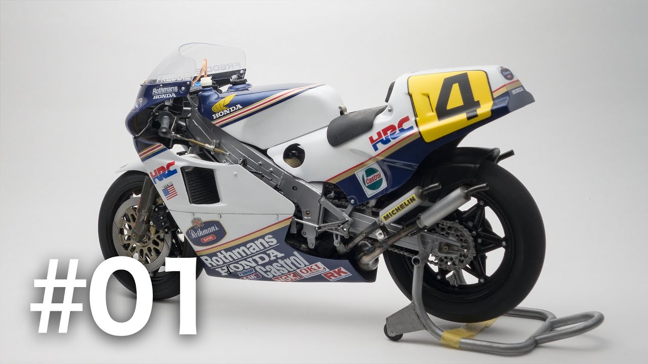 '85 NSR500とフレディ・スペンサーを作る ～前編～【プラモデル/バイク】