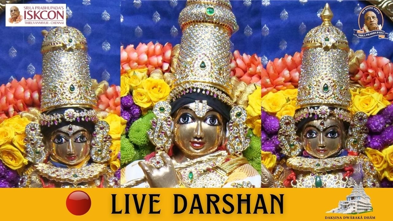 🔴 Live Darshan | 21-Aug-2026 | Srila Prabhupada's ISKCON Chennai