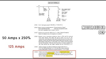 How to Calculate Feeder Overcurrent Protection for Motors