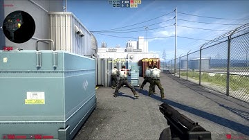 Counter Strike: Global Offensive Gameplay - Nuke (Casual Mode) - Expert Bot - T Side