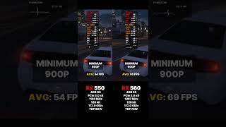 RX 550 VS RX 560 4GB G5 - GTA V #gamingtest #rx550 #ryzen5 #rx560 #gta5 #gtav