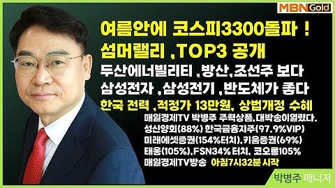 [대장주발굴의 달인 박병주](25.7.6)# 한국전력 적정가 13만원#SK하이닉스 적정가 50만원#두산에너빌리티,이익실현매도# 코오롱 능가할 지주회사 대장주 TOP공개 #인생역전