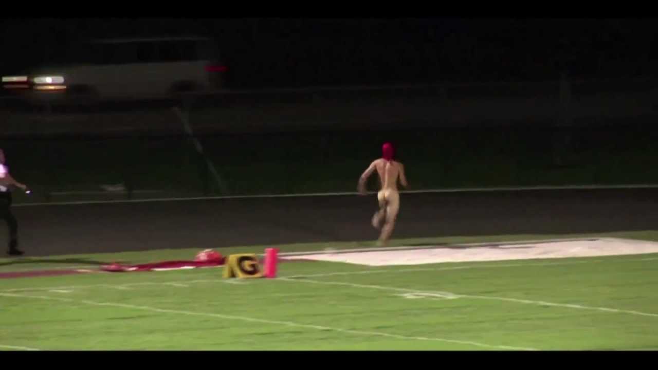 Masked Streaker At High School Football Game Eludes Security YouTube